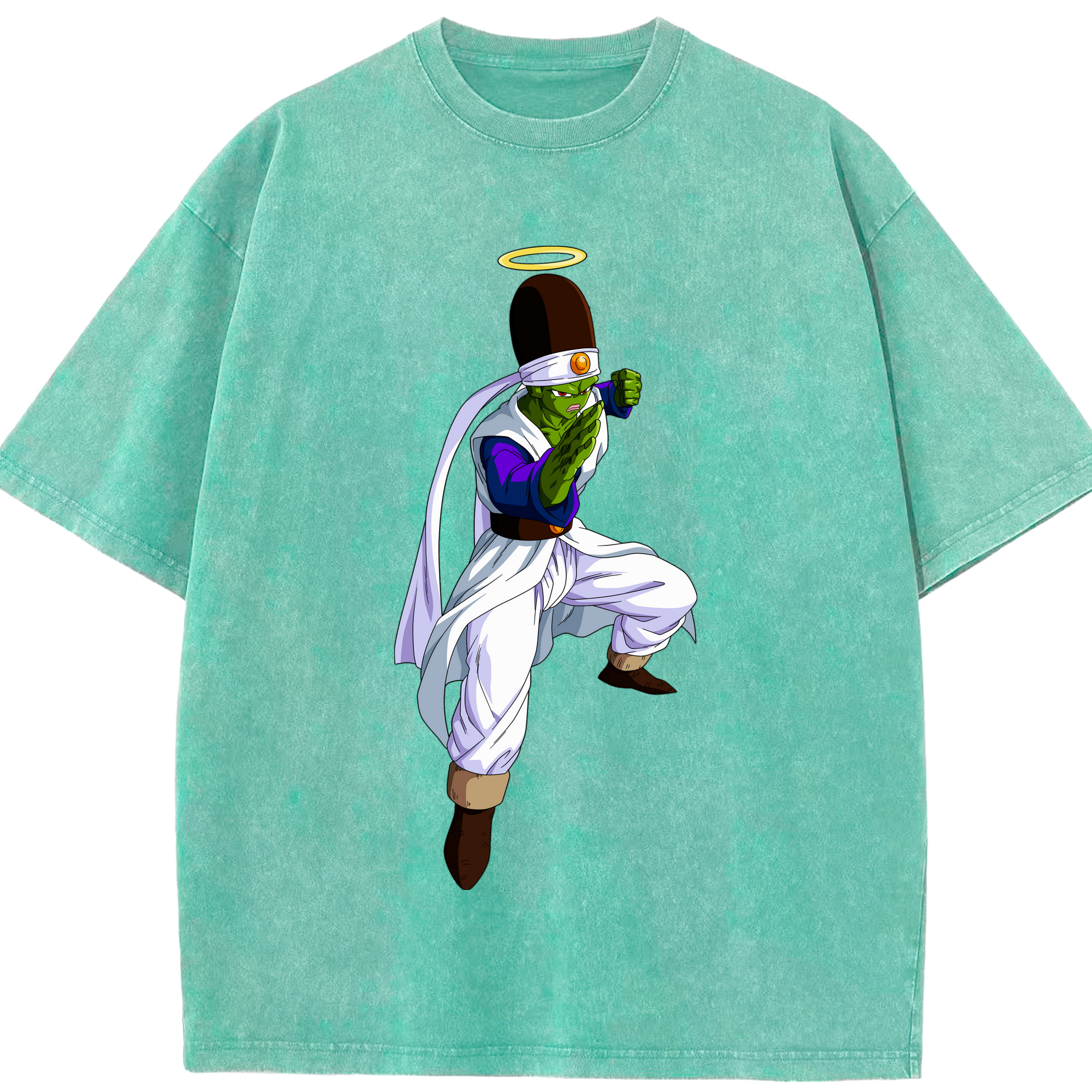 （画像用） ドラゴンボール パイクーハン DRAGON BALL Pikkon 綿100% ヴィンテージ風 半袖Tシャツ（フロントプリント）